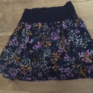 Floral free people skirt